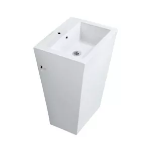 JAQUAR Floor Standing Basin With Fixing Accessories (KUS-WHT-35401N) (KUS-WHT-35401N)
