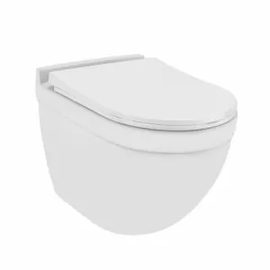 JAQUAR SOLO RIMLESS, BLIND INSTALLATION WALL HUNG WC - WHITE(SLS-WHT-6953BIUFSM) (SLS-WHT-6953BIUFSM)