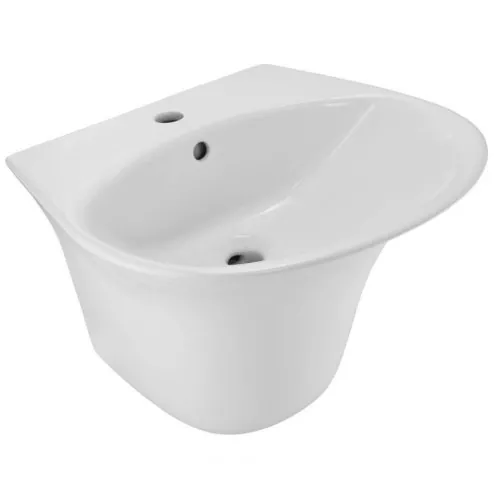JAQUAR WALL HUNG  INTEGRATED BASIN(ONS-WHT-10801) (ONS-WHT-10801)