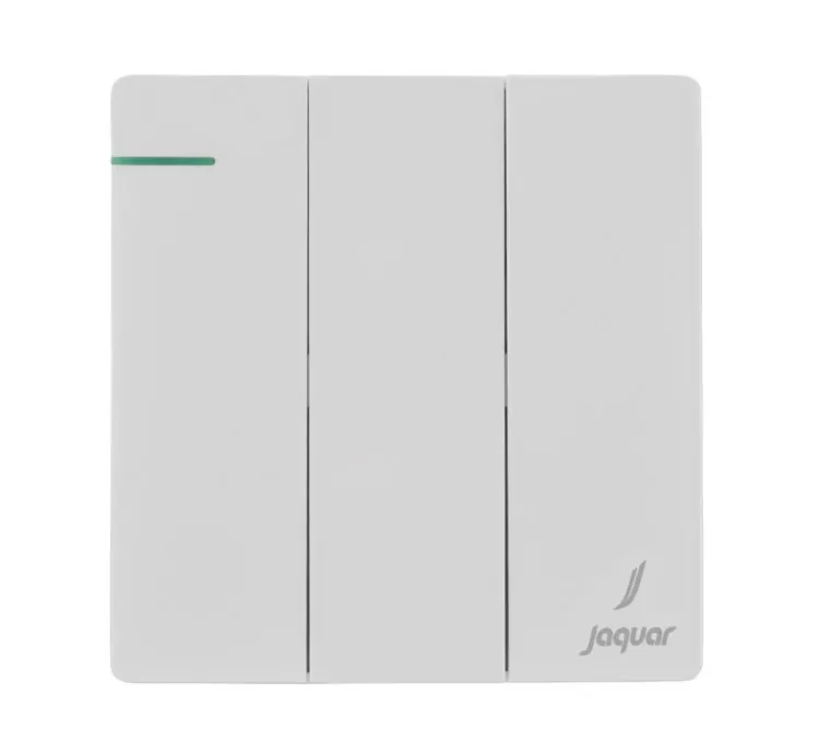 Jaquar Three Gang Two Way Switch