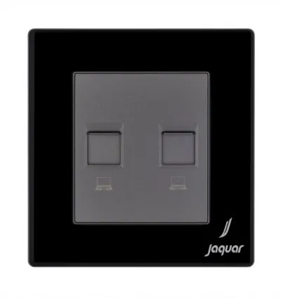 Jaquar Double Computer Socket