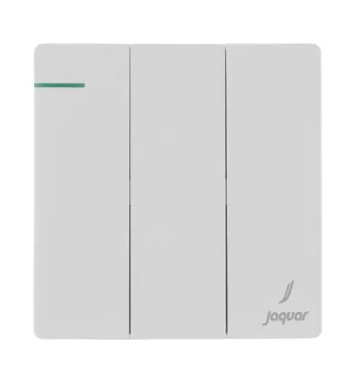 Jaquar Three Gang Two Way Switch