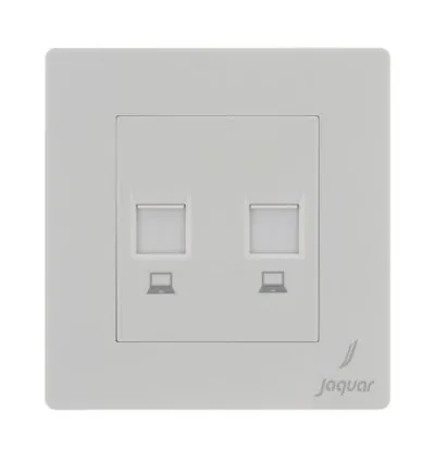 Jaquar Double Computer Socket