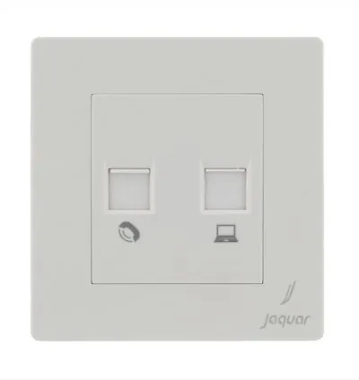 Jaquar Telephone & Computer Socket