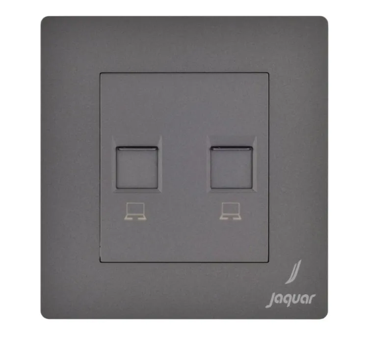 Jaquar Double Computer Socket