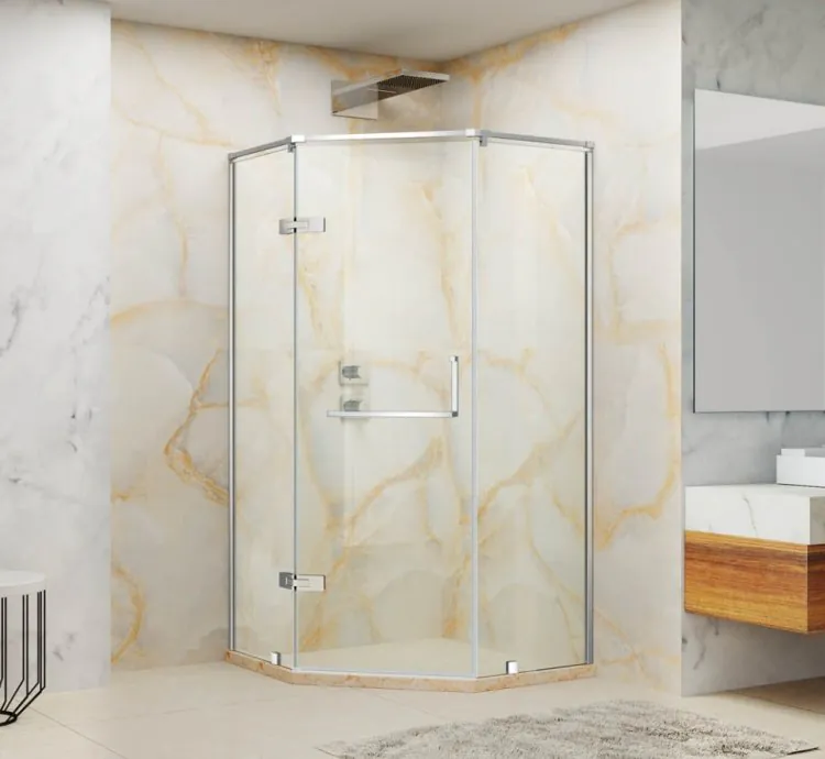 Pentagonal shaped corner enclosure - (Width : 1300x1300)
