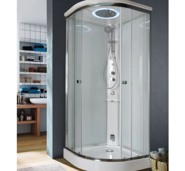 Jaquar Steam Bath Solutions Archimede Steam Cabin (Corner) (GSB-WHT-UM000B1H5TX)