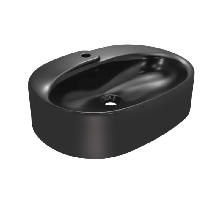 Jaquar Table Top Basin - Black Matt (OPS-BLM-15931PM)