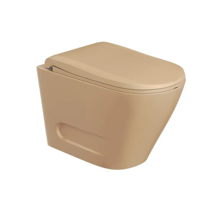 Jaquar Rimless Blind Installation Wall Hung WC - Beige Matt (OPS-BEM-15953BIUFPM)