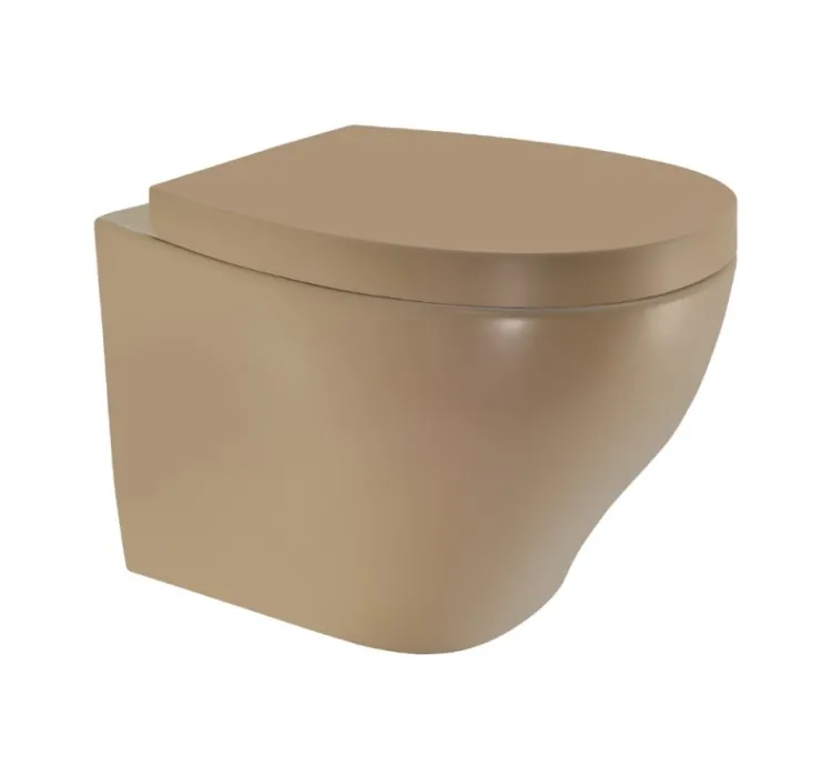 Jaquar Rimless, Blind Installation Wall Hung WC - Beige Matt (ACS-BEM-87953NBIUF)