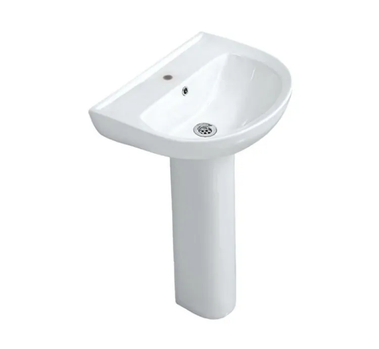 Jaquar Wall Hung Basin with full pedestal (FLS-WHT-5801)