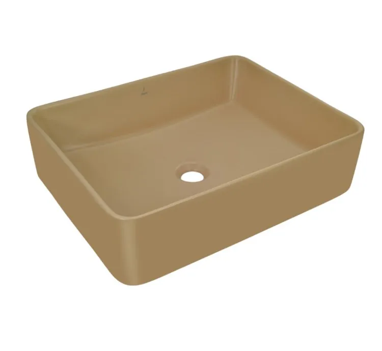 Jaquar Thin Rim Table Top Basin - Beige Matt (JDS-BEM-25907N)