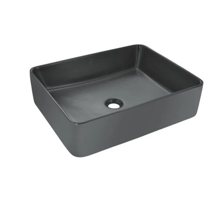 Jaquar Thin Rim Table Top Basin - Grey Matt (JDS-GRM-25907N)