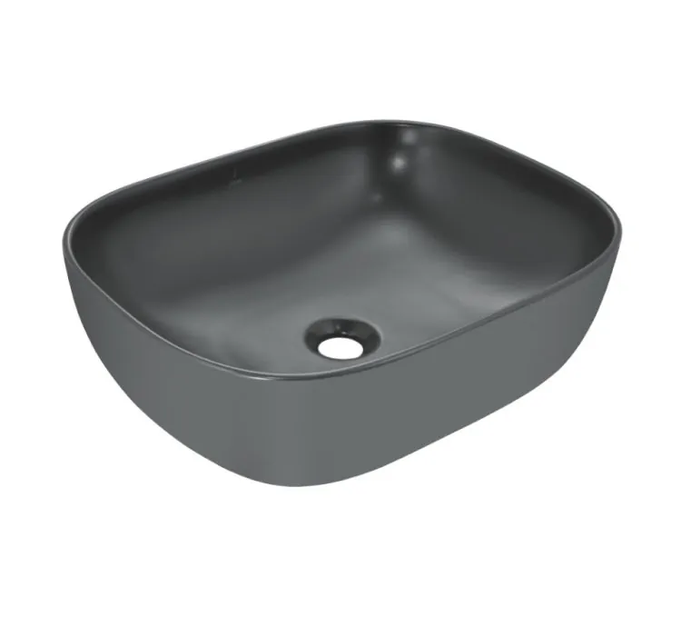 Jaquar Thin Rim Table Top Basin - Grey Matt (JDS-GRM-25909)