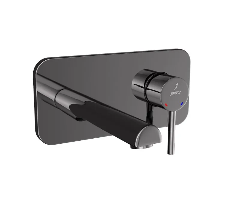 Jaquar Exposed Part Kit of Single Lever Basin Mixer Wall Mounted - Black Chrome