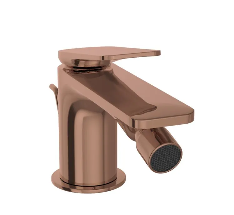 Jaquar Single Lever 1-Hole Bidet Mixer - Blush Gold PVD