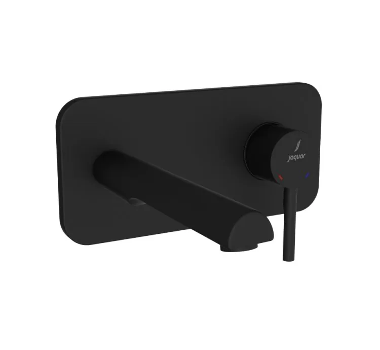 Jaquar Exposed Part Kit of Single Lever Basin Mixer Wall Mounted - Black Matt