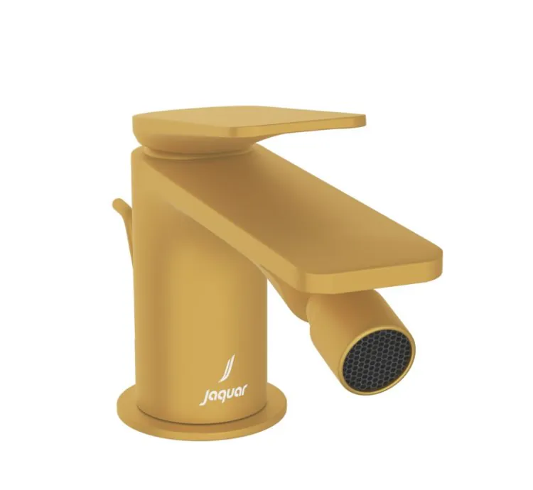 Jaquar  Click to see full view 360 Rotation Tech Image Single Lever 1-Hole Bidet Mixer - Gold Matt PVD