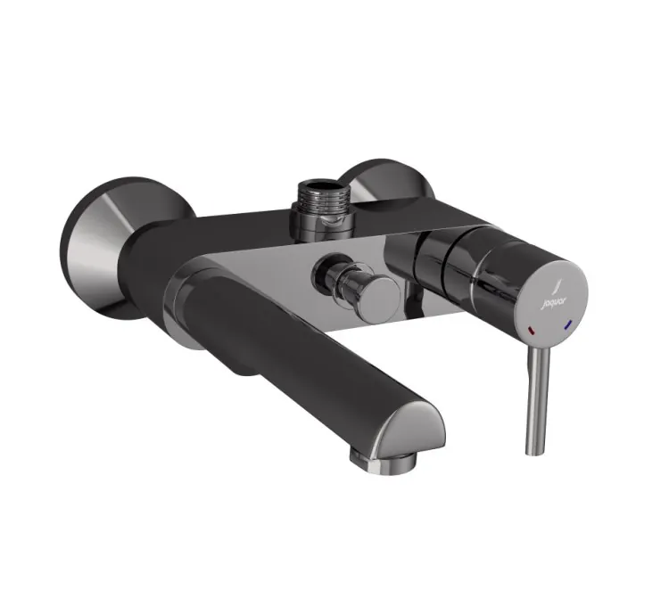 Jaquar Single Lever Wall Mixer - Black Chrome