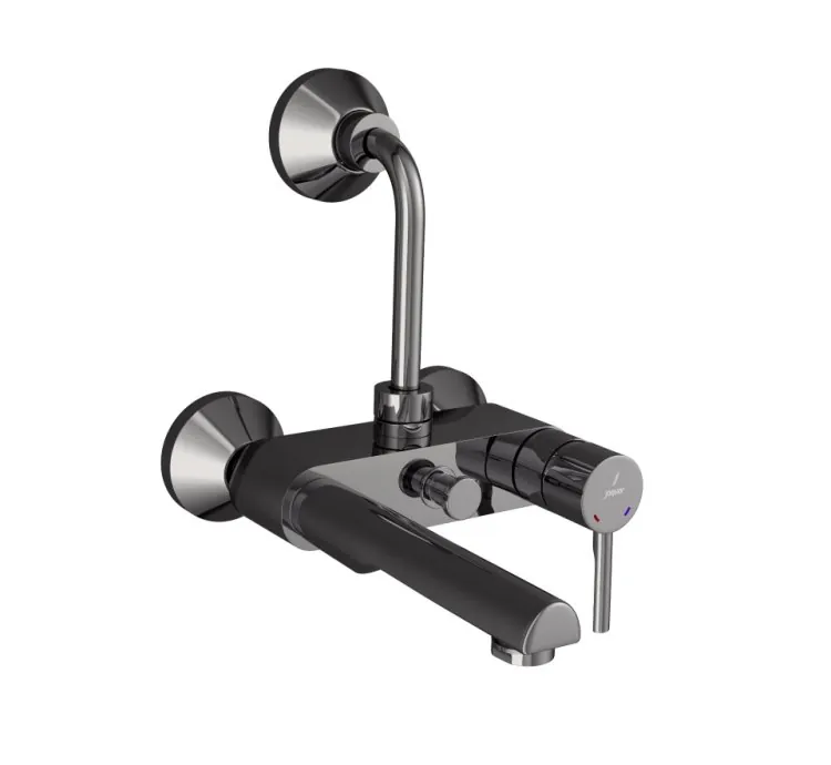 Jaquar Single Lever Wall Mixer - Black Chrome
