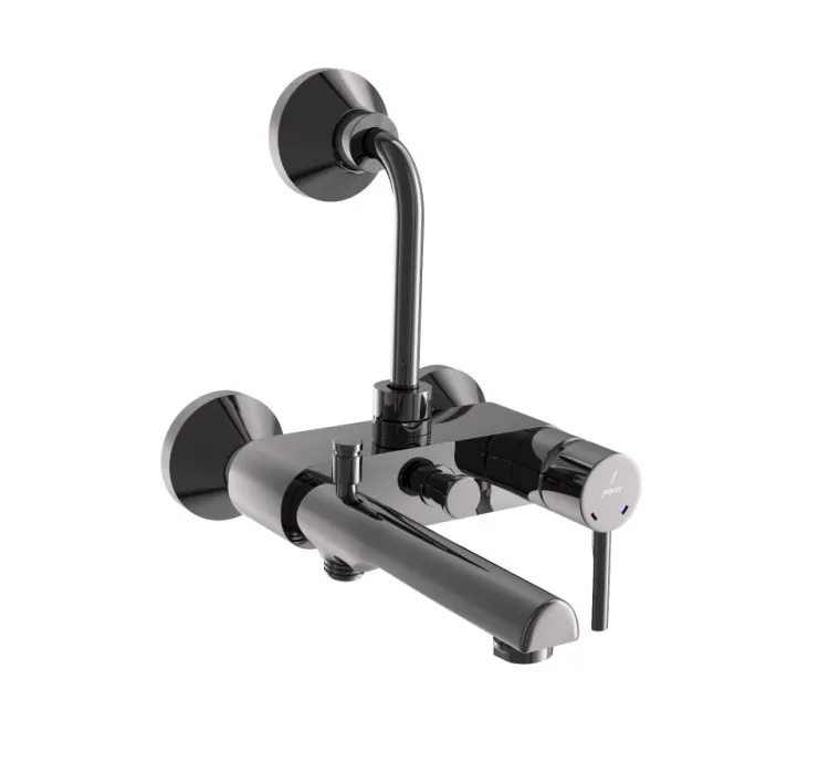 Jaquar Single Lever Wall Mixer 3-in-1 System - Black Chrome
