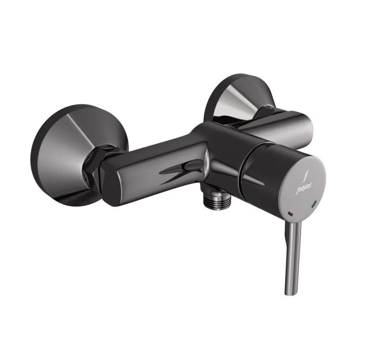 Jaquar Single Lever Exposed Shower Mixer - Black Chrome