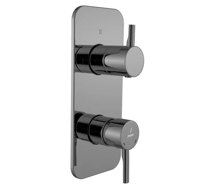 Jaquar Aquamax Single Lever Shower Mixer - Black Chrome