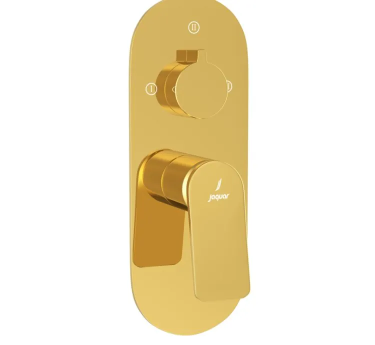 Jaquar Aquamax Exposed Part Kit of Single Lever Shower Mixer with 3-way diverter - Gold Bright PVD