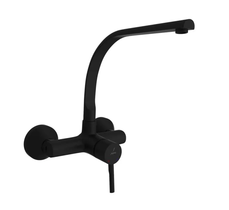 Jaquar Single Lever Sink Mixer - Black Matt