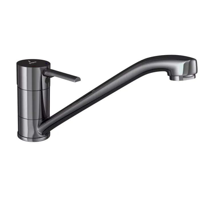 Jaquar Single Lever Sink Mixer - Black Chrome