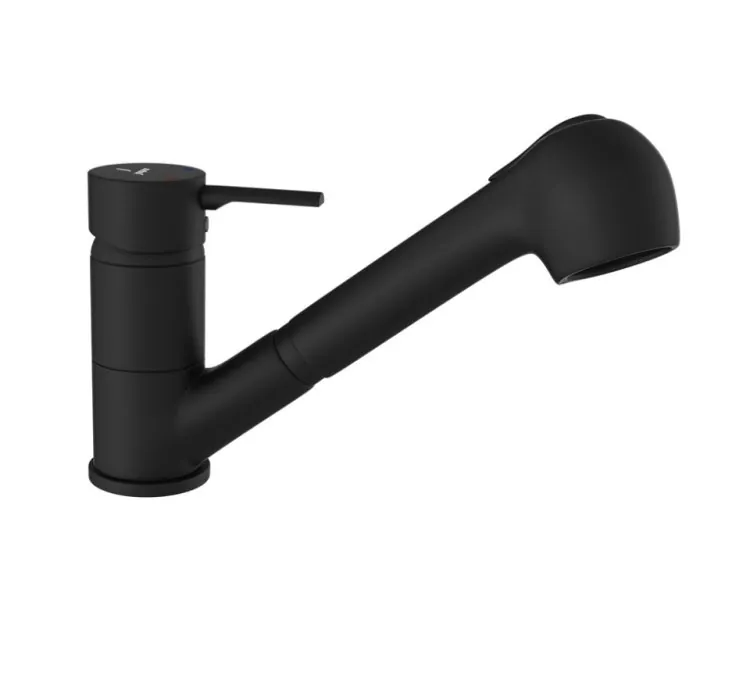 Jaquar Single Lever Sink Mixer - Black Matt