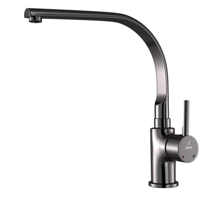Jaquar Side Single Lever Sink Mixer - Black Chrome
