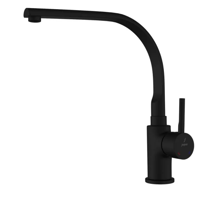 Jaquar Side Single Lever Sink Mixer - Black Matt