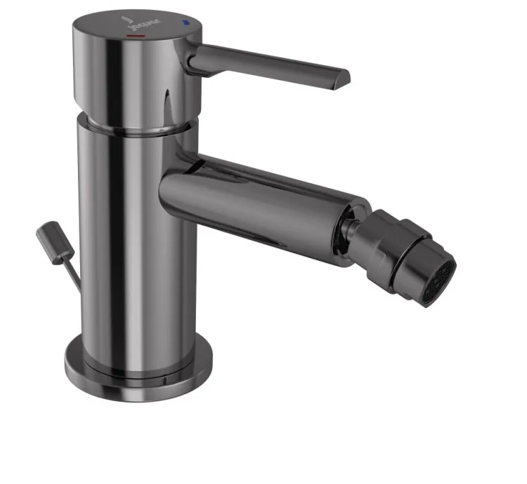Jaquar Single Lever 1-Hole Bidet Mixer - Black Chrome