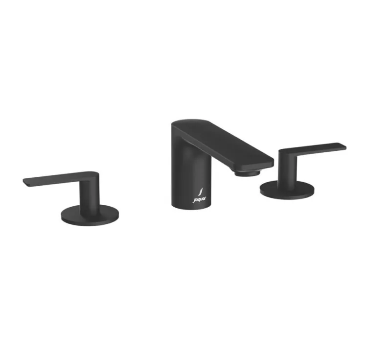 Jaquar 3-Hole Basin Mixer - Black Matt