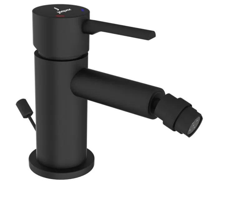 Jaquar Single Lever 1-Hole Bidet Mixer - Black Matt
