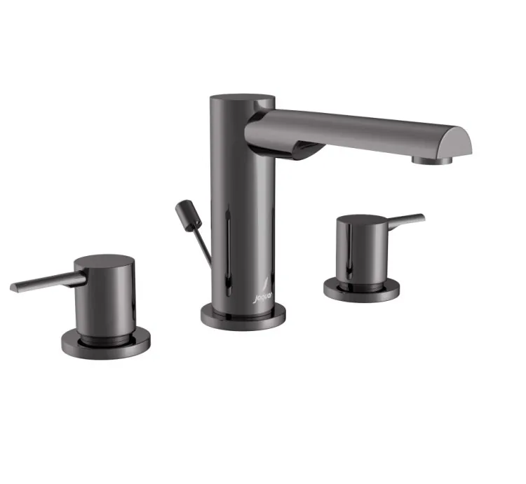 Jaquar 3-Hole Basin Mixer - Black Chrome