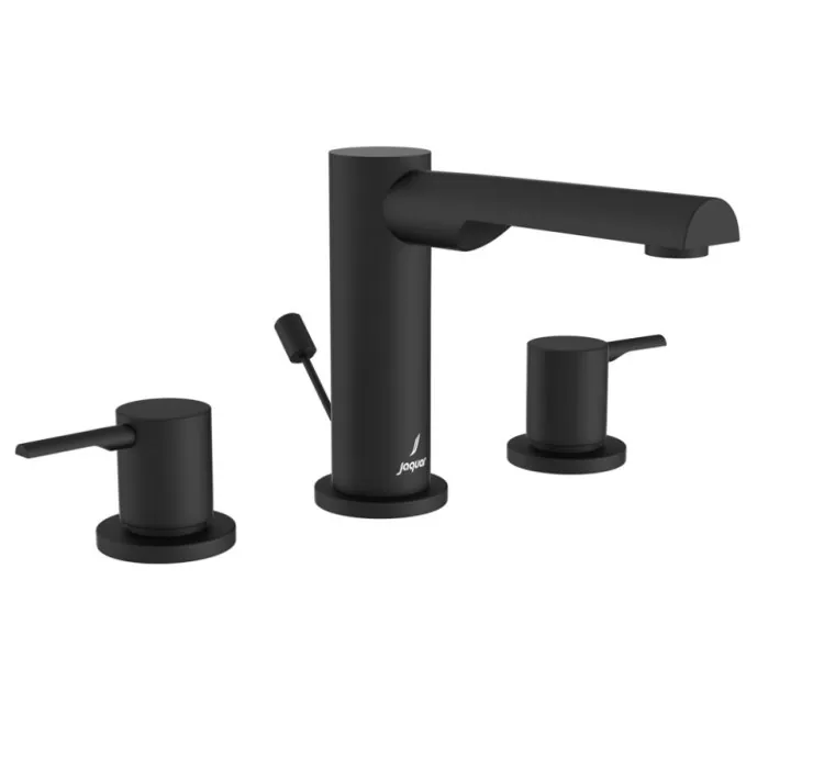 Jaquar 3-Hole Basin Mixer - Black Matt