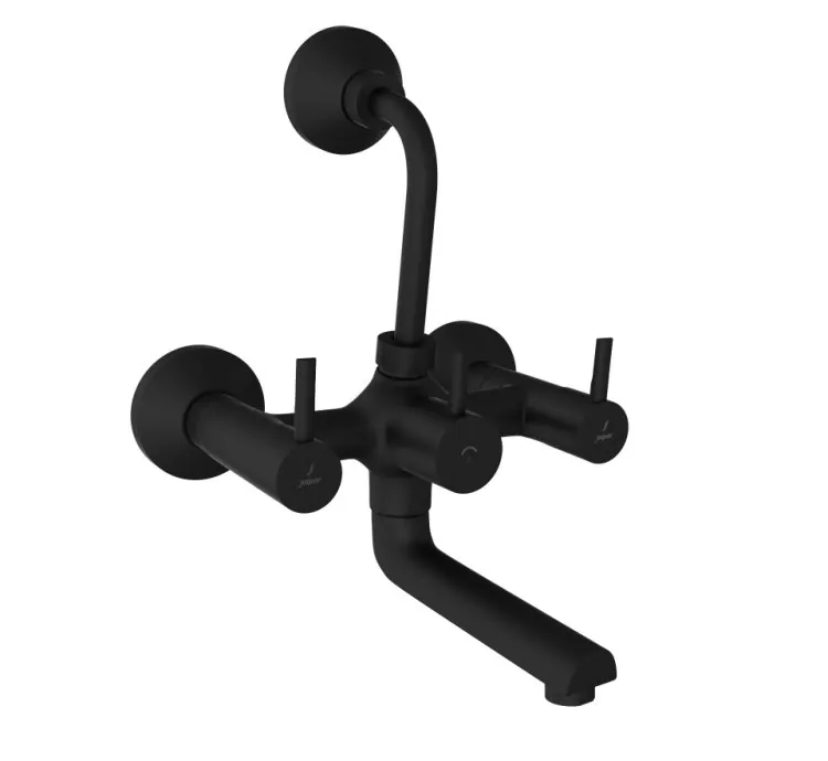Jaquar Wall Mixer with Provision for Overhead Shower - Black Matt