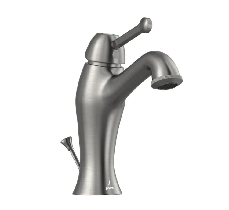 Jaquar Single Lever Basin Mixer with Popup Waste - Stainless Steel