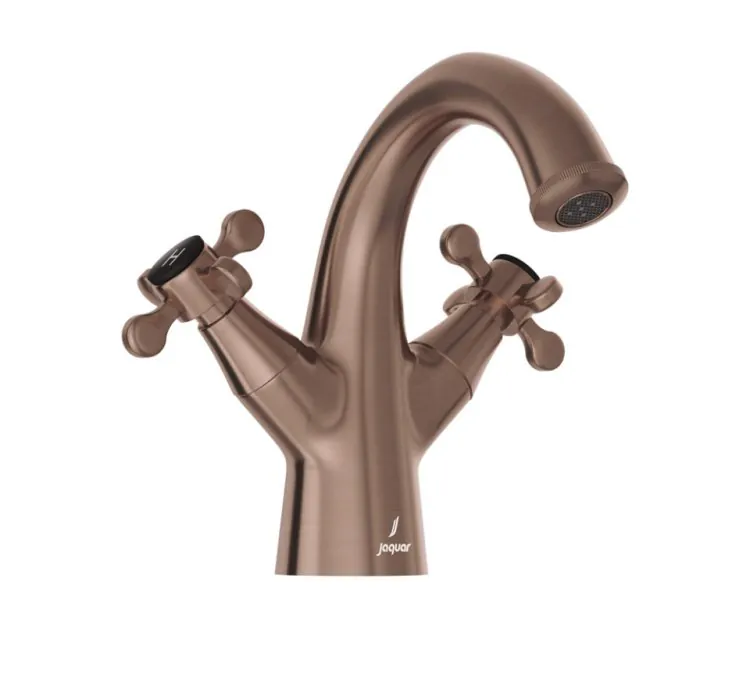 Jaquar Central Hole Basin Mixer - Antique Copper