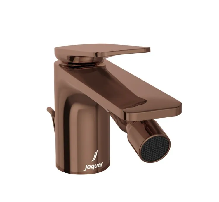 Jaquar Single Lever 1-Hole Bidet Mixer with Popup Waste System - Blush Gold PVD