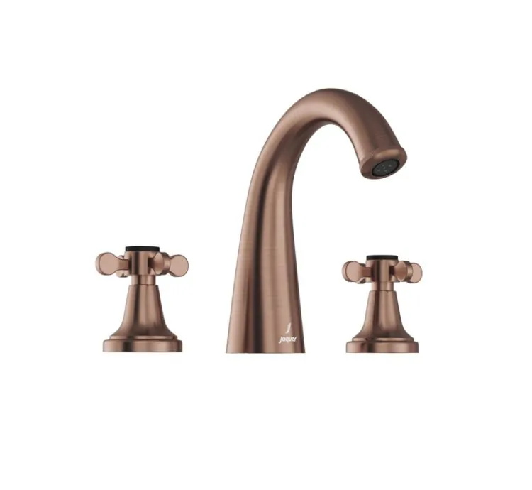 Jaquar 3-Hole Basin Mixer - Antique Copper