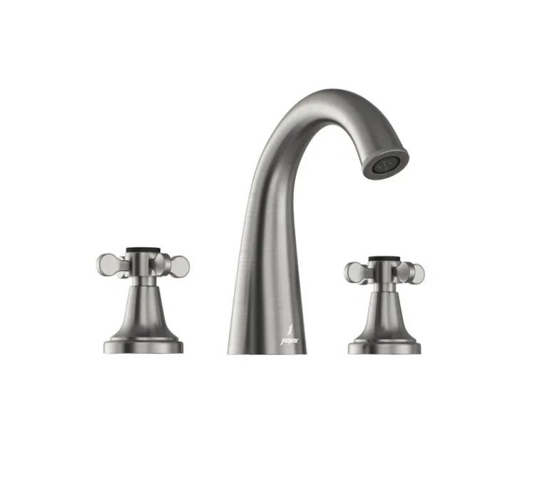 Jaquar 3-Hole Basin Mixer - Stainless Steel