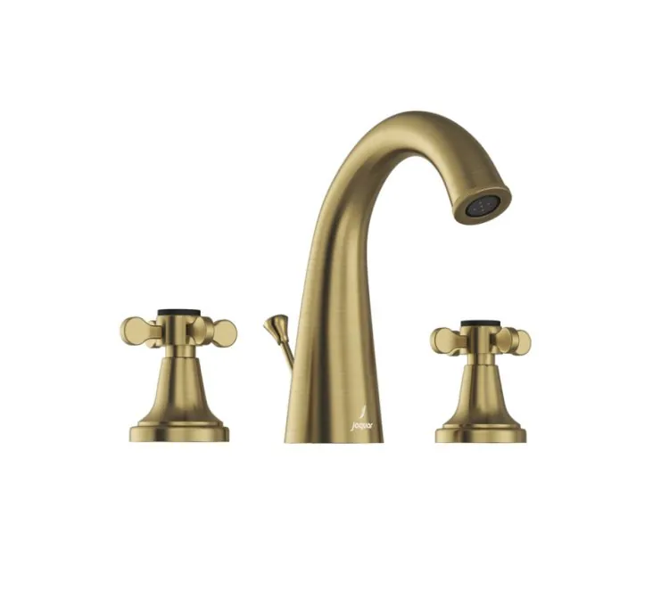Jaquar 3-Hole Basin Mixer with Popup Waste System - Antique Bronze (QQP-ABR-7191PM)