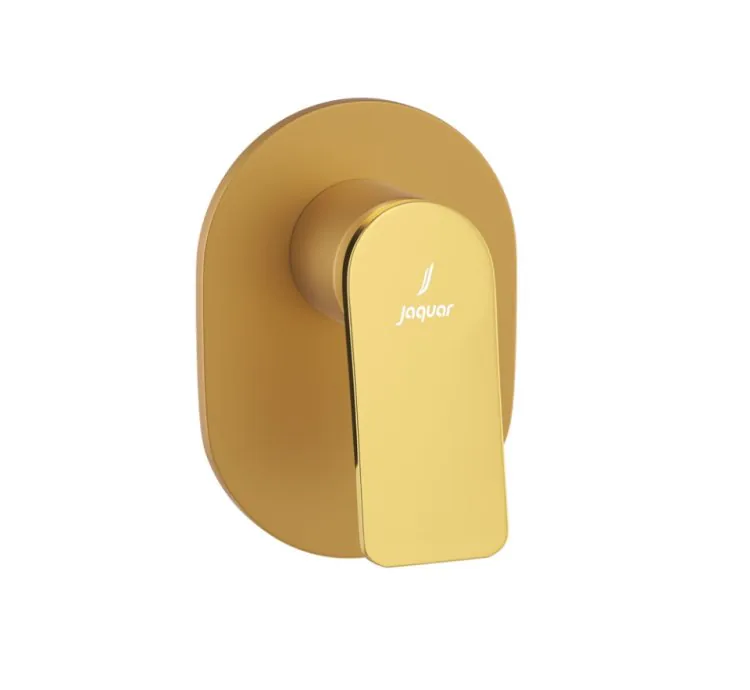 Jaquar Single Lever Exposed Parts Kit of Deusch Mixer - Lever: Gold Bright PVD | Body: Gold Matt PVD (LAG-GMG-91227K)