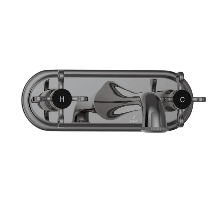 Jaquar Two Concealed Stop Cocks - Black Chrome (QQP-BCH-7433PM)