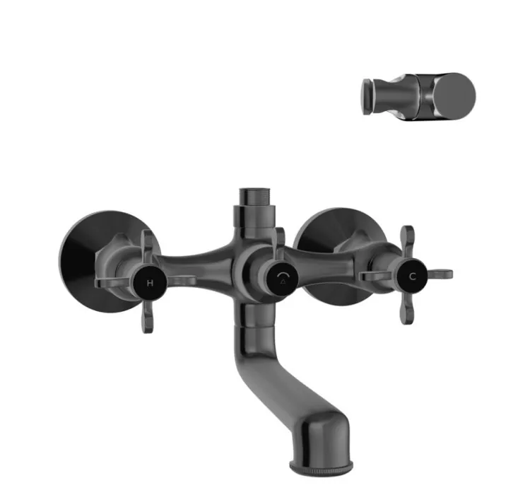 Jaquar Wall Mixer - Black Chrome (QQP-BCH-7267PM)