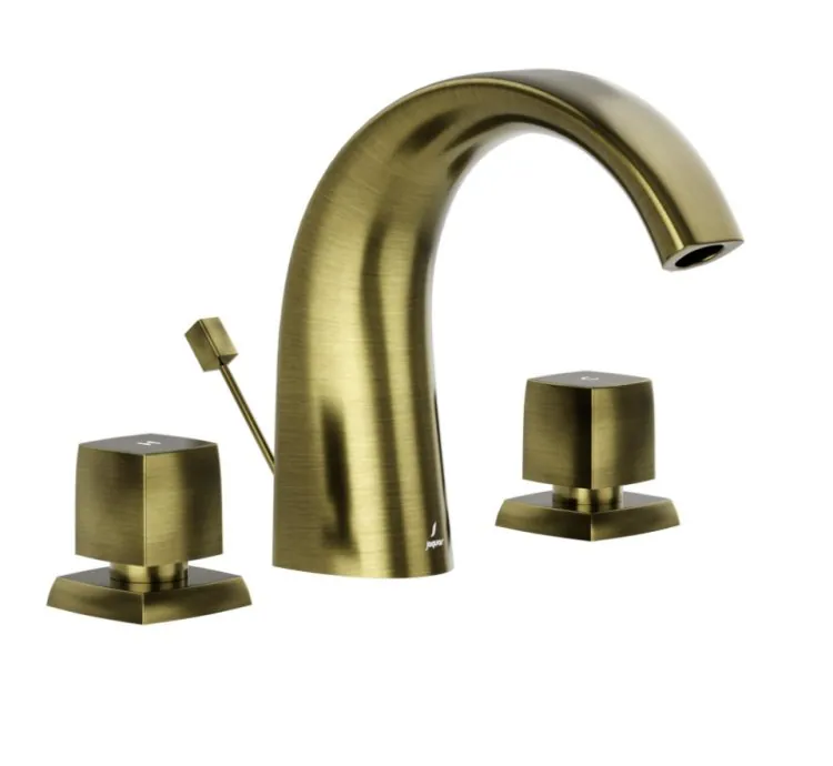 Jaquar 3-Hole Basin Mixer- Antique Bronze (ARC-ABR-87191)