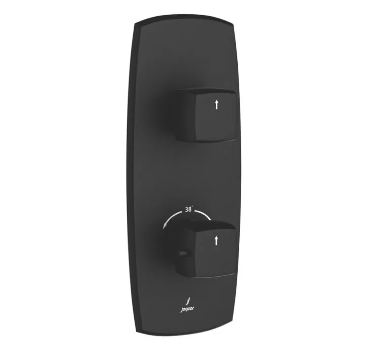 Jaquar Thermostatic Shower Mixer - Black Matt (ARC-BLM-87661NK)